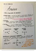 Chemistry AQA A-level Amines