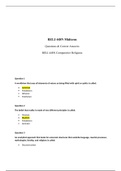 RELI 448N Week 4 Midterm + Week 8 Final Exam (Bundle)