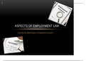 Unit 14 - Aspects of Employment Law