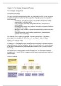 Management Chapter 10 Ther Strategic Management Process