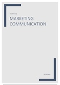 Samenvatting Marketing communications
