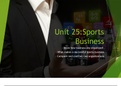 Unit 25 - Sports as a Business - Assignment 1 - How a Business is Organised