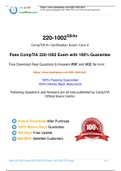  CompTIA A+ Core 2 220-1002 Practice Test,220-1002 Exam Dumps 2020 Update