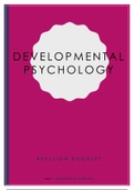University of Liverpool - Psychology - Year 1 - Developmental Psychology