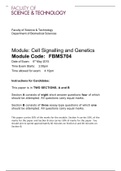 Cell signalling and genetics bundle