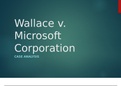 MGMT 520 Week 4 Case Analysis, Wallace V. Microsoft Corporation_DeVry University, Keller Graduate School of Management