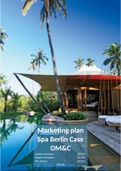 Marketing plan for a Spa case