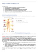 IMI 8: Autoimmune inflammation