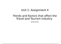 Unit 1: Investigate the Travel & Tourism Industry
