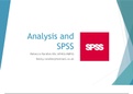 Statistical Analysis and SPSS