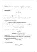 Complex Analysis revision sheet