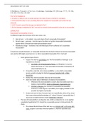 Tort Law - All Negligence Revision Notes