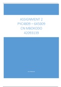 PYC4809 Assignement 2