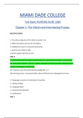 NURS 1060 Final Exam/NURS 1060 Midterm Exam/NURS 1060 Test Bank (New,2020): Miami Dade College (100% Correct With Answers and Detailed  and Verified Explanations)
