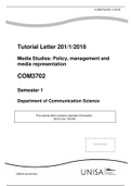 COM-3702- Tutorial letter Feedback 2018 