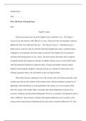  ENG 358 Week 4 Personal Essay on Literature