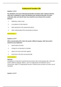 Fundamental Saunders 206 | Latest Summer 2020 Complete Test Bank Solutions|Rationales: GRADED A