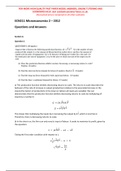ECN211 Microeconomics 2012 Past Paper Questions and Model Answers