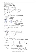 Carbocations and Aromatic Chemistry notes