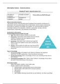 Information Science Summary + Notes