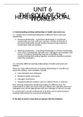 The Role of the Health and Social Worker