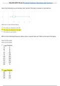 MATH 225N Week 3 Central Tendency Questions and Answers {Latest, 2020) Download To Score A. Chamberlain College Of Nursing.