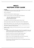NR511 Midterm Exam Study Guide critical thinking