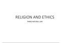 Finnis Natural Law - A Level Religion and Ethics