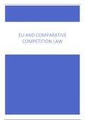 European and Comparative Competition Law Study Notes