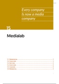 Concepten van de Marketingcommunicatie: Hoofdstuk 15 - Media(lab)
