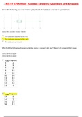 MATH 225N Week 3 Central Tendency Questions and Answers(LATEST VERSION)