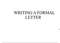 ACCURATE FORMAL LETTER WRITING 