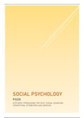 PS220 - Social Psychology Study Notes