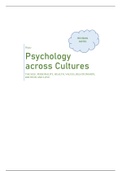 PS367 - Psychology Across Cultures Notes