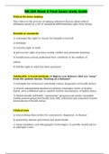 NR 599 Final Exam Study guide / NR599 Final Exam Study guide (Version 2,NEWEST 2020): Chamberlain College Of Nursing (Verified,Download to score A)