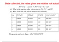  Rate constants and Order of reactions