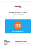 Beroepsproduct Consumentengedrag Coolblue - Marketing Management - Commerciële Economie - Interne&Externe Analyse Consument