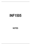 INF1505 Summarised Study Notes