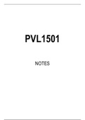 PVL1501 Summarised Study Notes