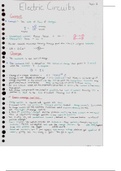 A level Physics - Electricity notes (FULL)