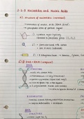 2.1.3 Nucleotides and nucleic acids (A-Level and GCSE notes, OCR)