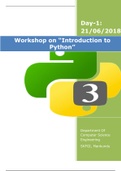 Python Beginner Course Note-1