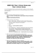 HIEU 201 TEST 1 STUDY GUIDE/HIEU Newly [Put together] TEST 1 STUDY GUIDE