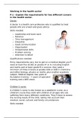 Unit 18 - Working in the Health Sector P.1/P.2/P.3/P.4/M.1/M.2/D.1