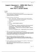 HIEU201 TEST 1 STUDY GUIDE /NEW TEST 1 STUDY GUIDE  HIEU 201 TEST 1 STUDY GUIDE /NEW TEST 1 STUDY GUIDE 2022/2023