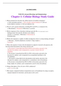 NURS 501 Advanced Physiology and Pathophysiology Chapter 1-11 & 28-31 Study Guides