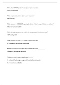 Study Questions for Pharm I Final, set 1