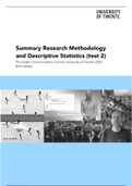 Research Methodology and Descriptive Statistics Summary test 1 & 2