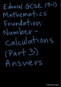 Answers to Edexcel GCSE (9-1) Mathematics Foundation Textbook: Number - Calculations (Part 3)