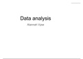 Assessment 3 - P5 & M3 Data analysis